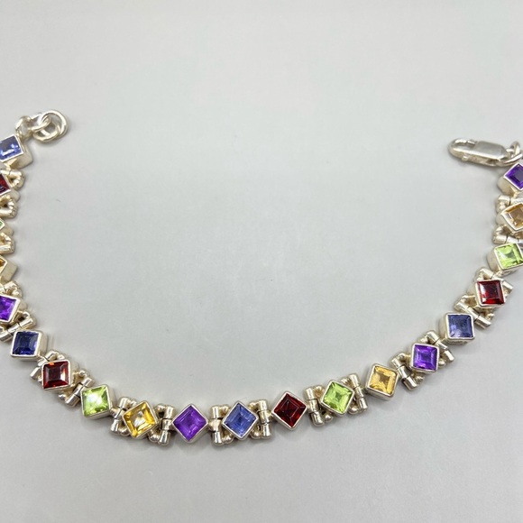 SILPADA Semi-Precious Gemstone Tennis Bracelet - Picture 3 of 10